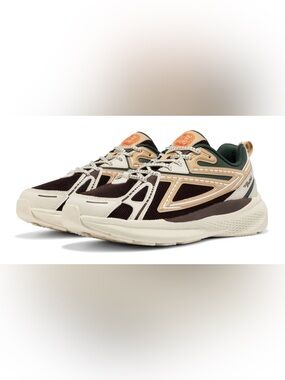 PATRICK EWING ATHLETICS REBOUND FASTBREAK RUNNER Off White/Green 1RBR006-255 NWT